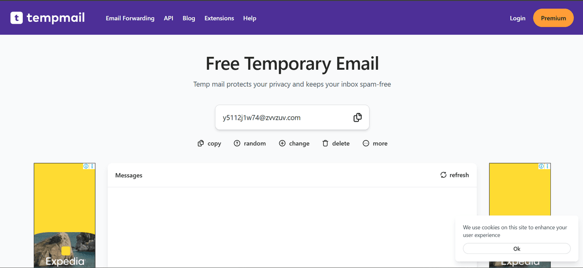 Temporary Email Service SaaS preview